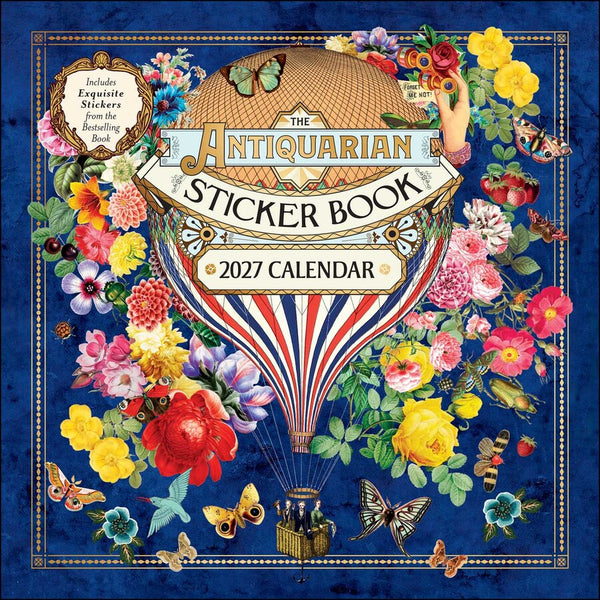 The Antiquarian 2027 Wall Calendar and Sticker Book
