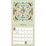 The Antiquarian 2027 Wall Calendar and Sticker Book