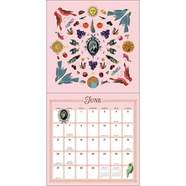 The Antiquarian 2027 Wall Calendar and Sticker Book