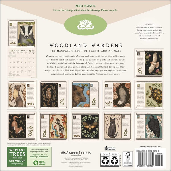 Woodland Wardens 2027 Wall Calendar