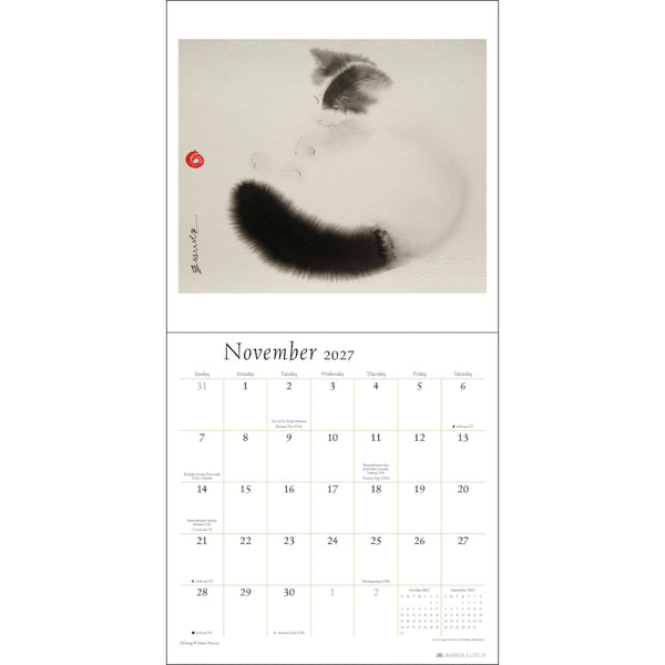 The Artful Cat 2027 Wall Calendar