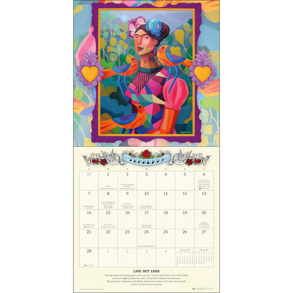 For the Love of Frida 2027 Wall Calendar