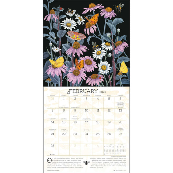 Praise for the Pollinators 2027 Wall Calendar