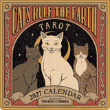 Ambrams 2027 Wall Calendar - Cats Rule the Earth Tarot