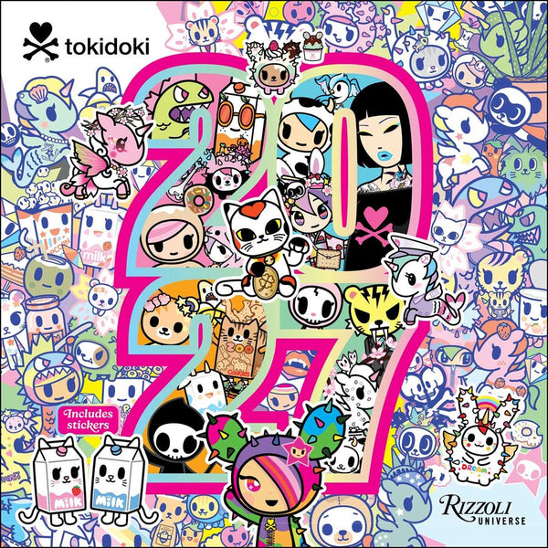 Tokidoki 2027 Wall Calendar with Stickers