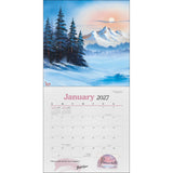 Bob Ross 2027 Wall Calendar with Poster