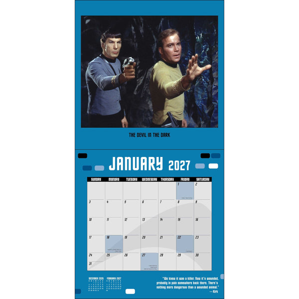 Star Trek 2027 Wall Calendar: The Original Series