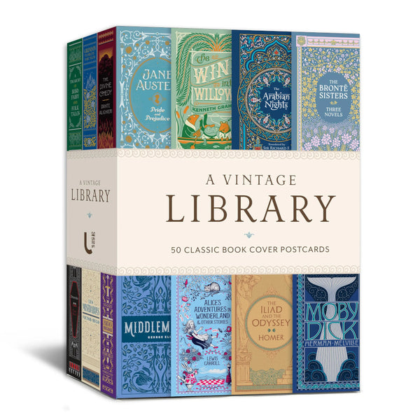 Hachette A Vintage Library: 50 Classic Book Cover Postcards