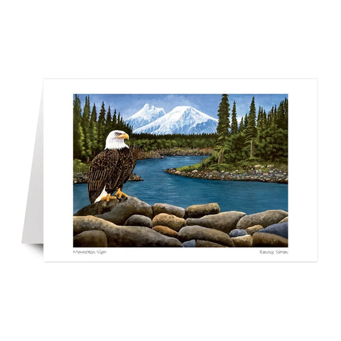 Indigenous Collection Greeting Card - Ronnie Simon: Mountain View