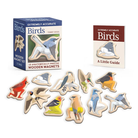RP Minis Extremely Accurate Birds Wooden Magnet Set