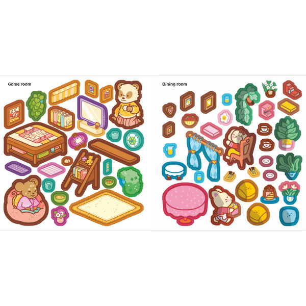 Cute & Cozy Sticker Rooms: Happy Homes by Harry Alexander