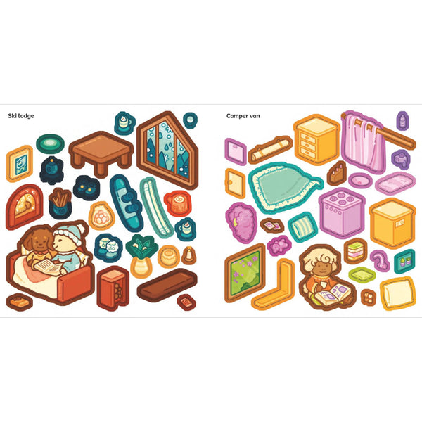 Cute & Cozy Sticker Rooms: Cozy Getaways by Harry Alexander