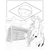 Greatest Moments in World Cup Soccer History Colouring Book
