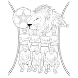 Greatest Moments in World Cup Soccer History Colouring Book