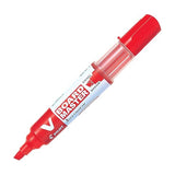 Pilot V Board Master Whiteboard Marker, Medium Chisel Tip - Red