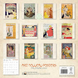 Art Nouveau Posters 2027 Wall Calendar