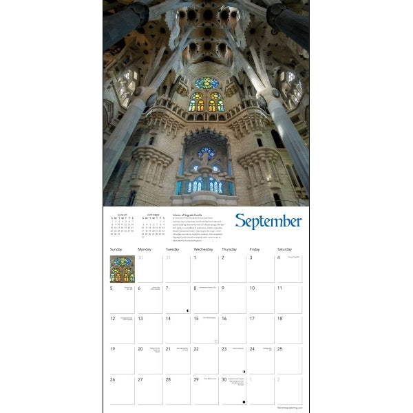 Gaudí 2027 Wall Calendar