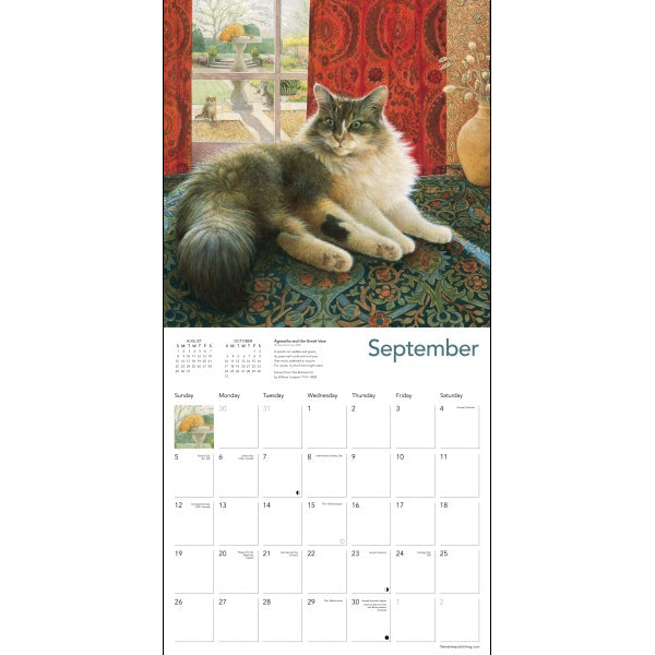 Ivory Cats by Lesley Anne Ivory 2027 Wall Calendar
