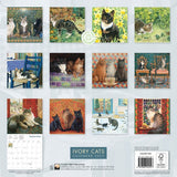 Ivory Cats by Lesley Anne Ivory 2027 Wall Calendar