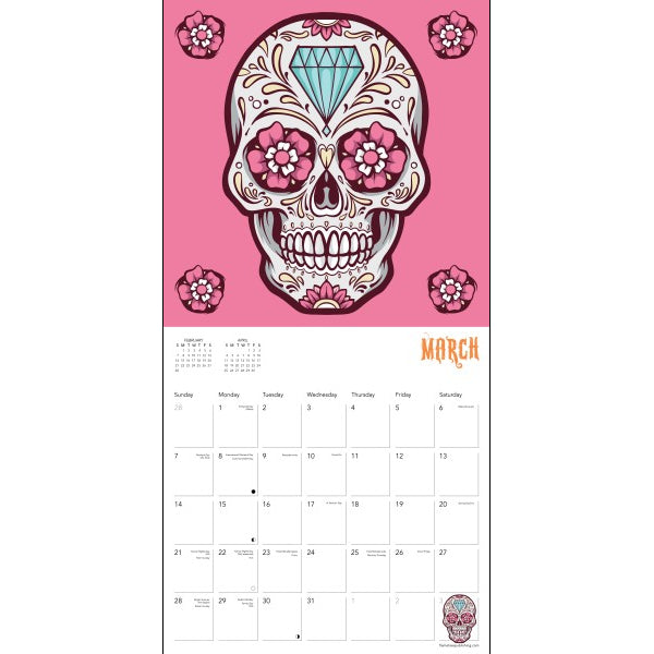 Sugar Skulls 2027 Wall Calendar