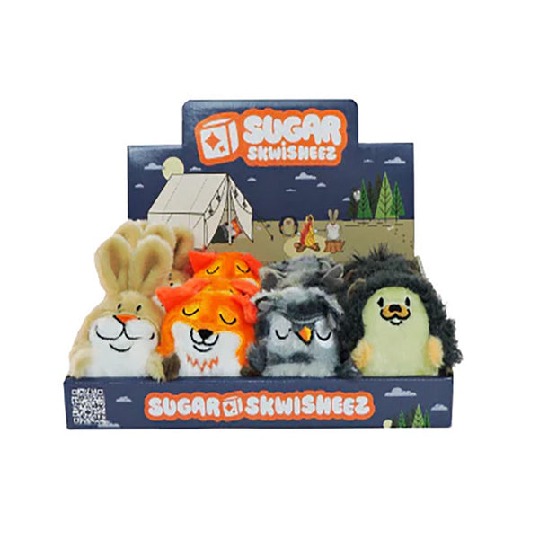 Toysmith Fidget Toy Sugar Skwisheezs - Tree Huggers Series 1, Assorted