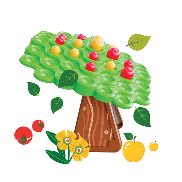 Quercetti Balancing Game - Stay Apple! Balancing Tree