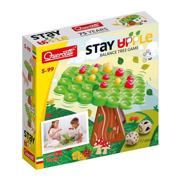 Quercetti Balancing Game - Stay Apple! Balancing Tree