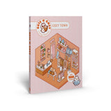 Abrams Books Sticker Therapy Book - Cute 'N' Cozy Town