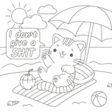 The Super-Cute Sweary Cat Colouring Book: An Adult Colouring Book of Foul-Mouthed Felines