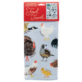 Unemployed Philosophers Guild Dish Towel - Fowls