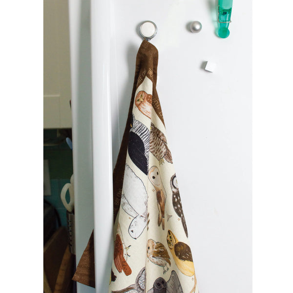Unemployed Philosophers Guild Dish Towel - Owls