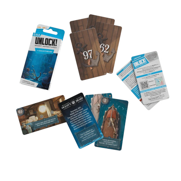 Unlock! Card Game - Short Adventures #12: The Ocean's Heart
