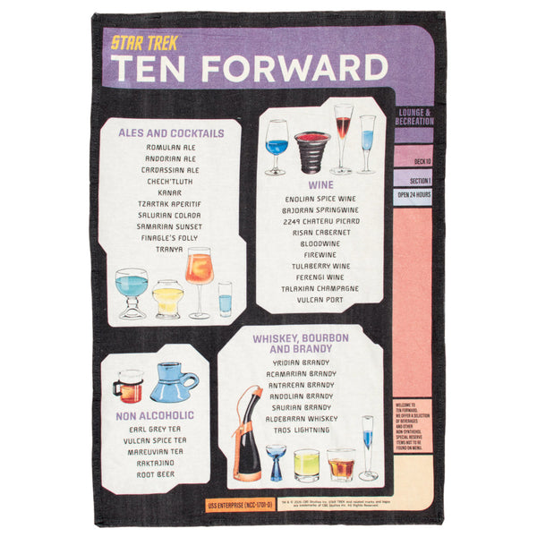 Unemployed Philosophers Guild Dish Towel - Star Trek: Ten Forward