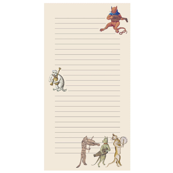 Unemployed Philosophers Guild Notepad - Medieval Cats