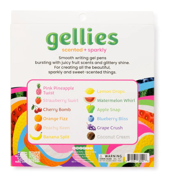 Snifty Scented & Sparkle Gel Pens 12pk
