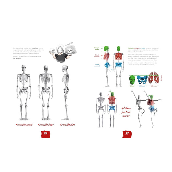 Walter Foster DRAW LIKE A MANGAKA Book: ANATOMY