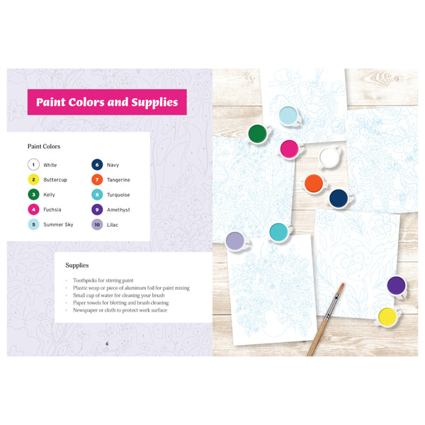 Chartwell Paint By Numbers Kit: Botanicals