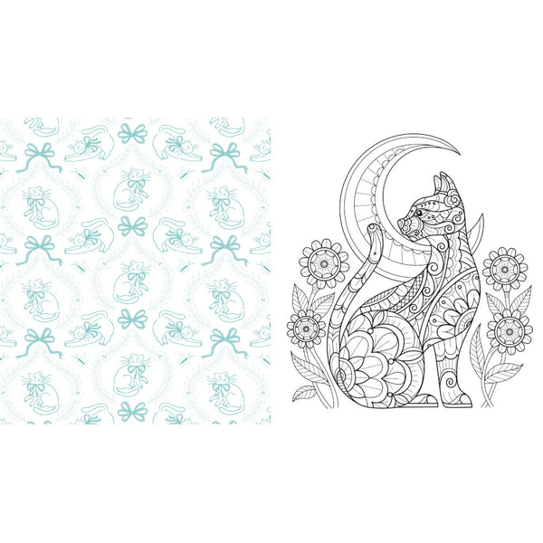 Chartwell Cute Kittens Everywhere Colouring Book