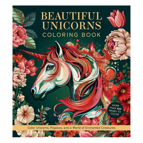Chartwell Beautiful Unicorns Colouring Book