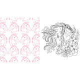 Chartwell Beautiful Unicorns Colouring Book