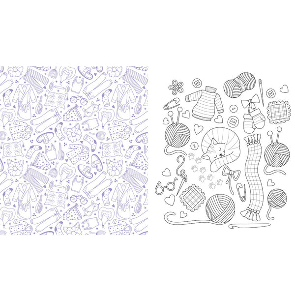 Chartwell Cozy & Calm Stress Relief Colouring Book