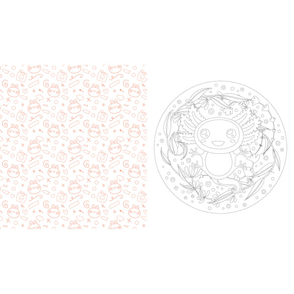 Chartwell Colouring Book - PUPPIES, CAPYBARAS, AXOLOTLS, OH MY!