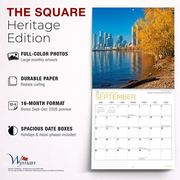Wyman 2027 Calendar - Toronto
