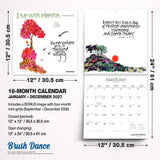 Brush Dance 2027 Calendar - Live with Intention