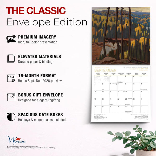 Wyman 2027 Medium-Sized Calendar - The Group of Seven, AGO Official