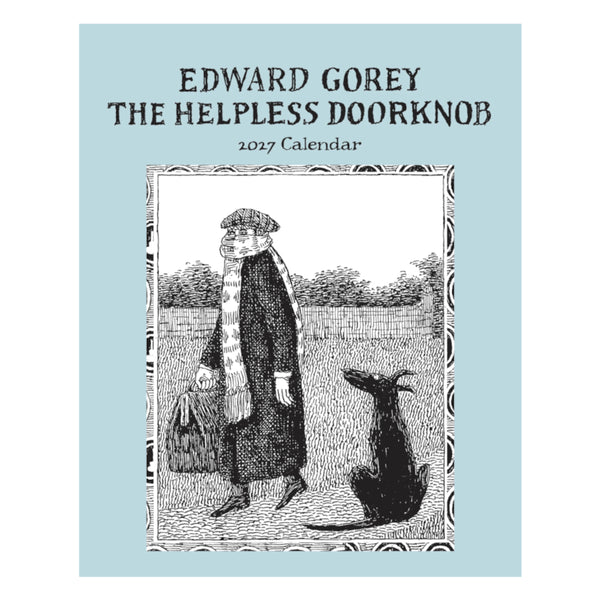 Pomegranate 2027 Mini Wall Calendar - Edward Gorey: The Helpless Doorknob