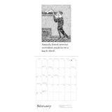 Pomegranate 2027 Mini Wall Calendar - Edward Gorey: The Helpless Doorknob
