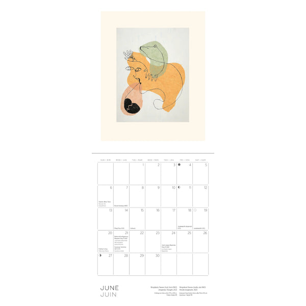 Pomegranate 2027 Mini Wall Calendar - Inuit Art: Kinngait