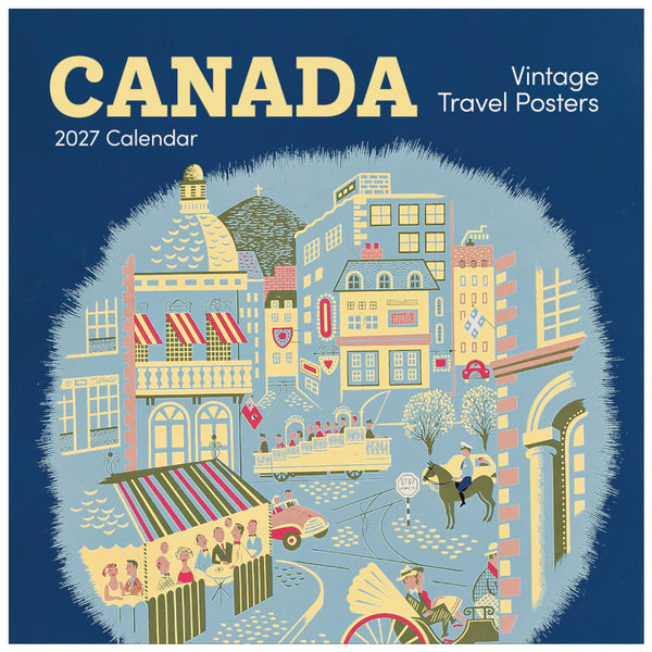 Pomegranate 2027 Wall Calendar - Canada: Vintage Travel Posters