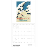 Pomegranate 2027 Wall Calendar - Canada: Vintage Travel Posters